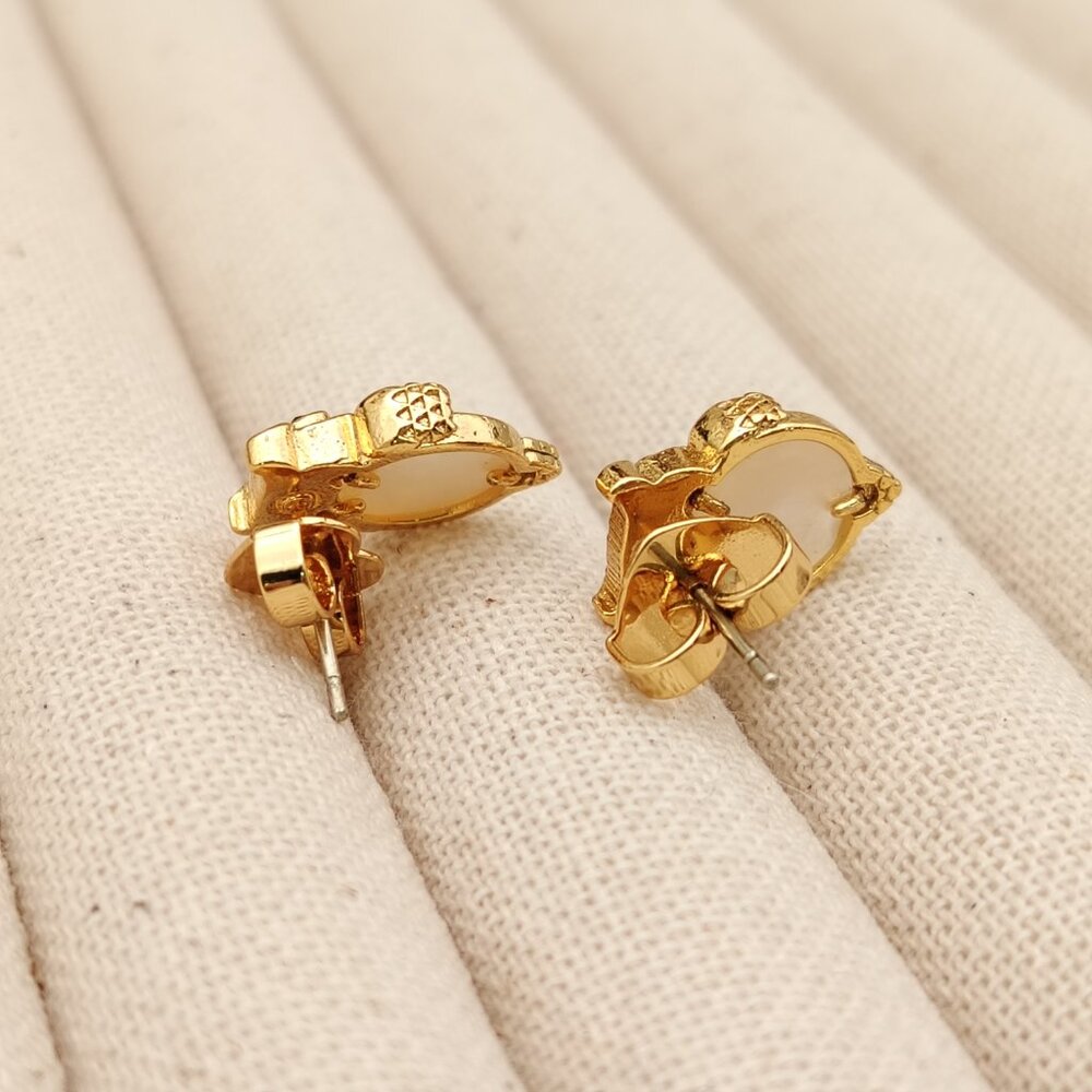 Kate Spade Owl Mother of Pearl Stud Earrings - Picture 2 of 5
